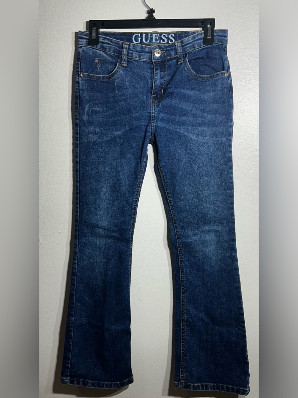Guess Girls Dark Blue Flare Jeans